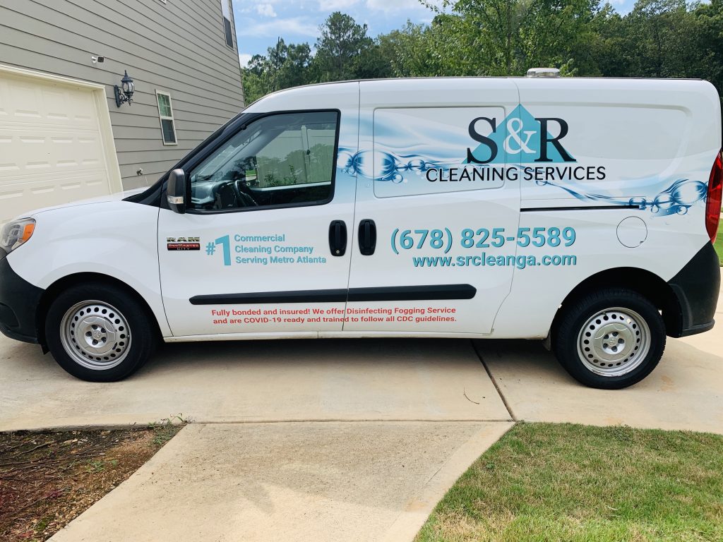 Providing commercial cleaning to Hampton Georgia in our van
